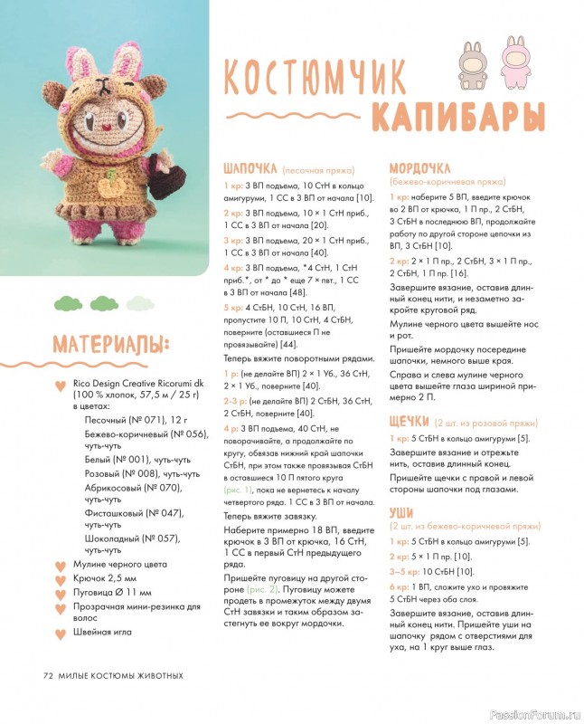 Вязаные проекты = Всё для Лабубу - вяжем крючком и одеваем
