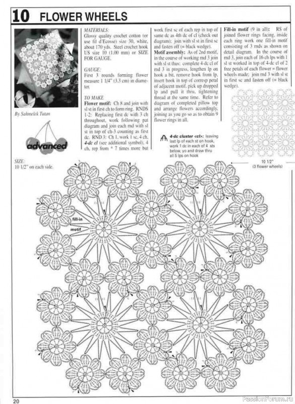 Декорируем интерьер и создаем композиции с ..... Decorative Crochet 97 01-2004