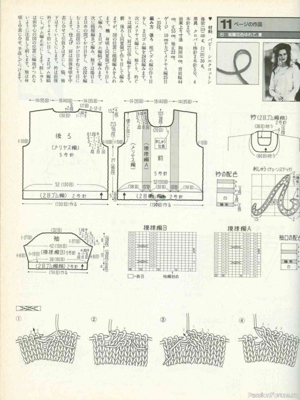 Раритетное издание = Keito Dama 1988-045 ( модели с ирландским кружевом )
