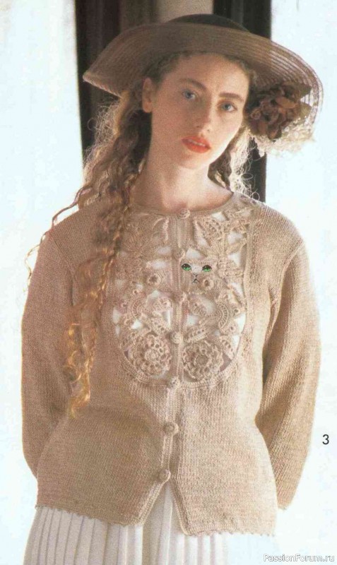 Раритетное издание = Keito Dama 1988-045 ( модели с ирландским кружевом )