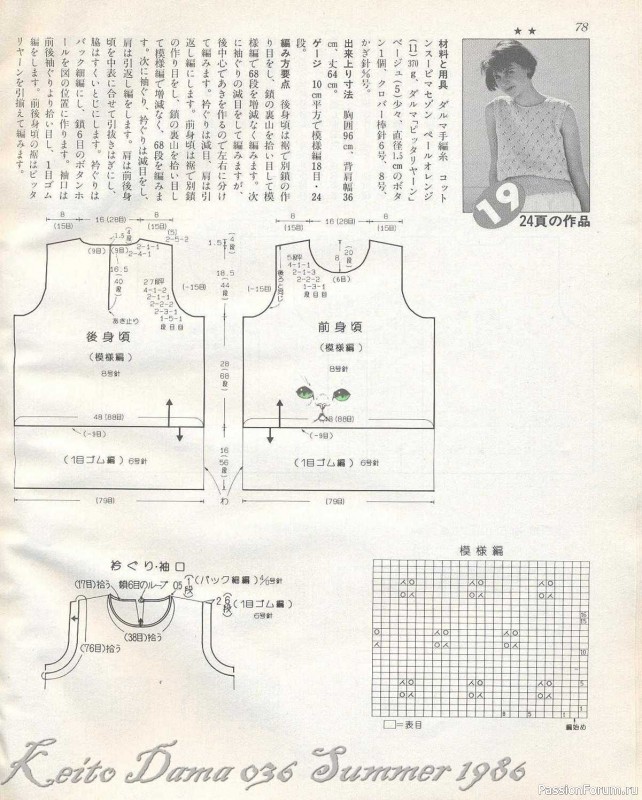 Раритетное издание = Keito Dama 1986-036 " Я люблю лето "