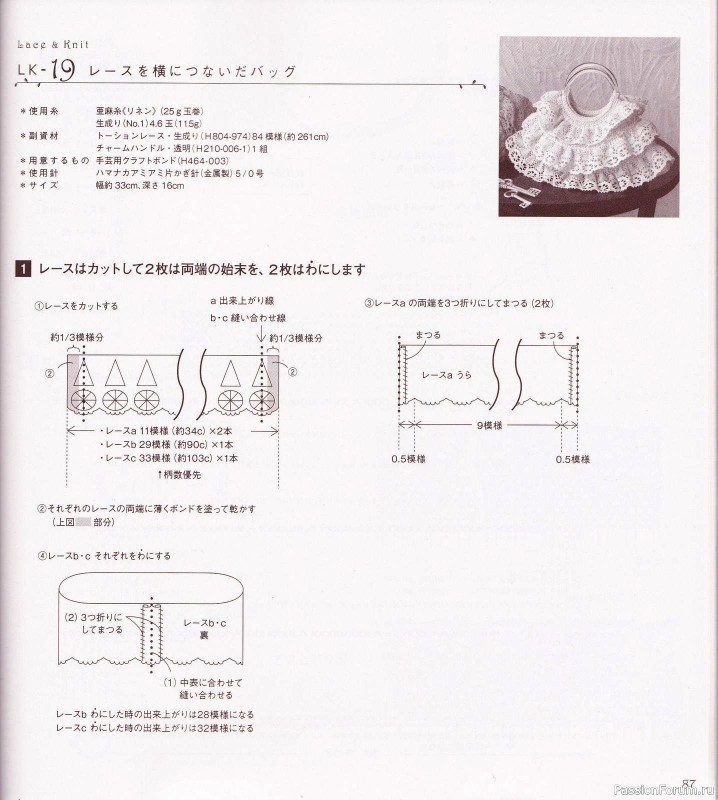Вязаные проекты с текстильным кружевом = Hamanaka 2010 Lace&Knit kr