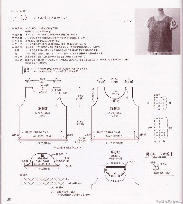 Вязаные проекты с текстильным кружевом = Hamanaka 2010 Lace&Knit kr