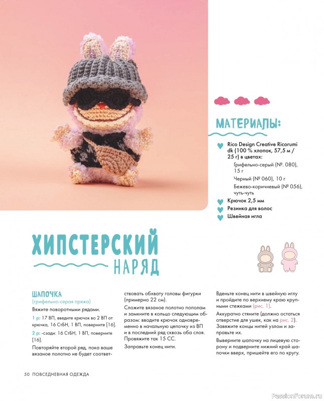 Вязаные проекты = Всё для Лабубу - вяжем крючком и одеваем