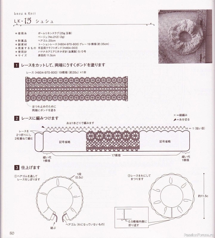Вязаные проекты с текстильным кружевом = Hamanaka 2010 Lace&Knit kr