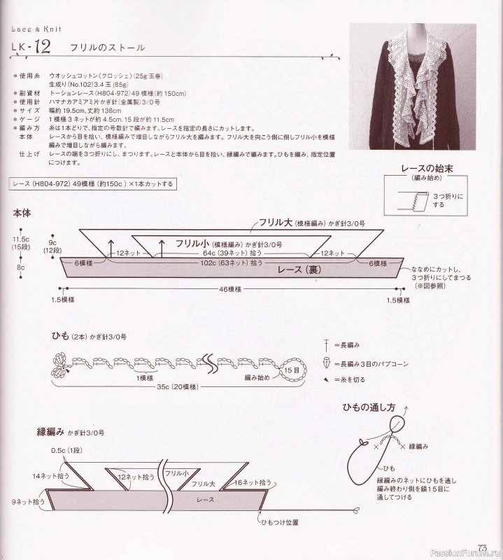 Вязаные проекты с текстильным кружевом = Hamanaka 2010 Lace&Knit kr