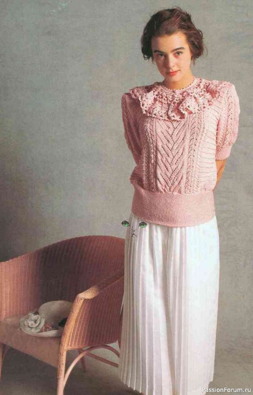Раритетное издание = Keito Dama 1988-045 ( модели с ирландским кружевом )
