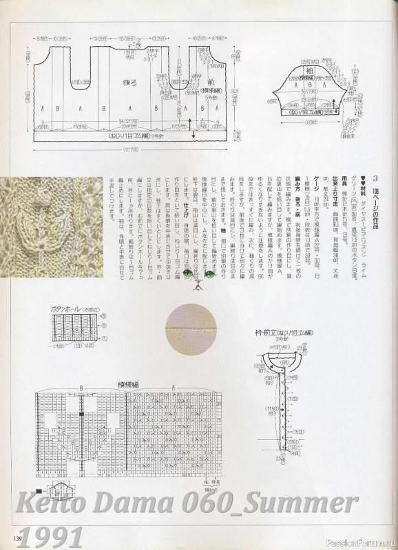 Раритетное издание = Летние модели от Keito Dama 1991-060