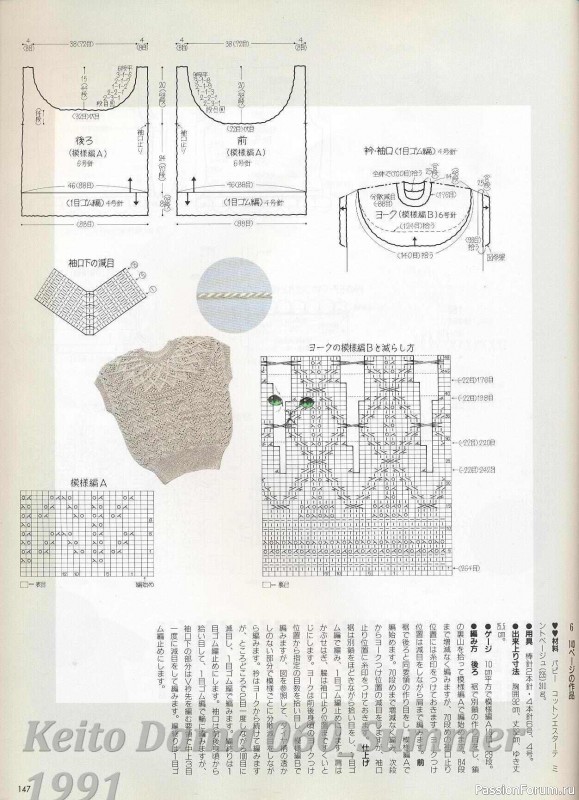 Раритетное издание = Летние модели от Keito Dama 1991-060