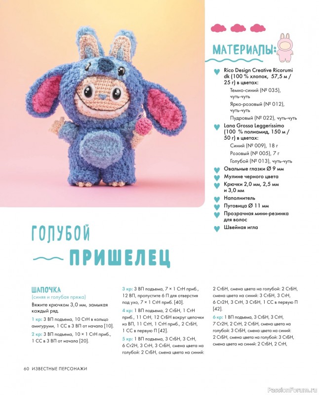 Вязаные проекты = Всё для Лабубу - вяжем крючком и одеваем