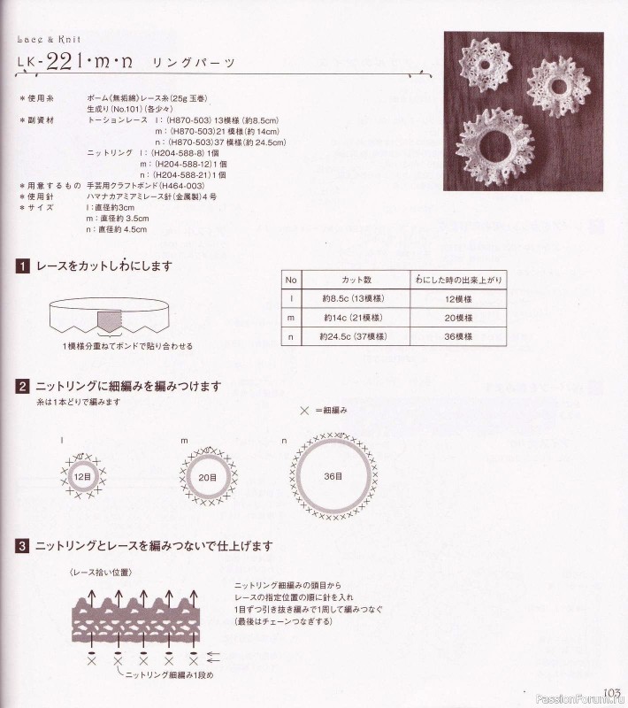 Вязаные проекты с текстильным кружевом = Hamanaka 2010 Lace&Knit kr