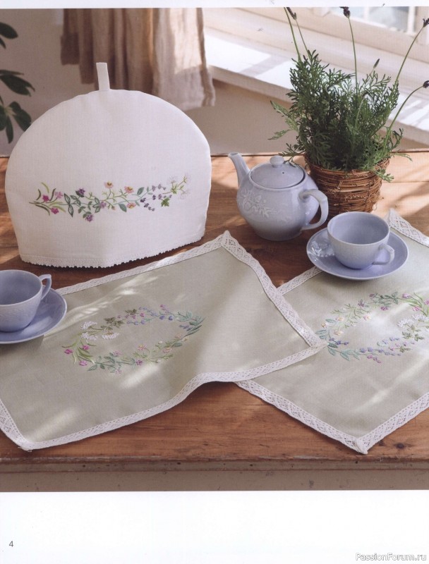 Вышивальные проекты = Herb Embroidery on Linen Vol 2 - 2013