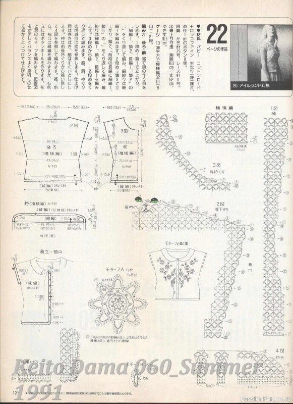 Раритетное издание = Летние модели от Keito Dama 1991-060