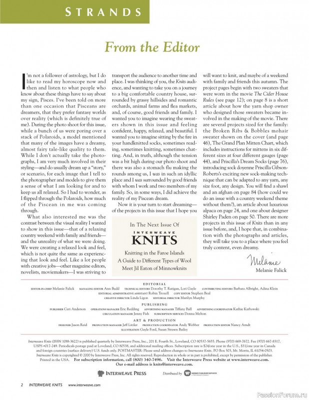 Журнал "KNITS" IK 2000 Fall