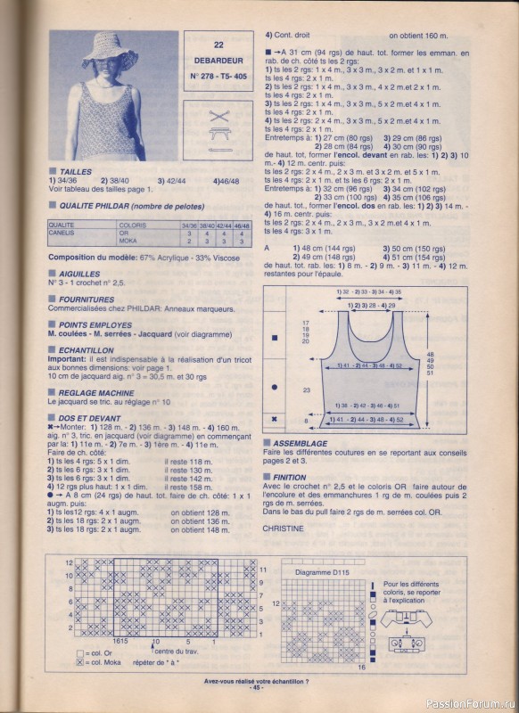 Phildar Cr&eacute;ations No. 278, 1996