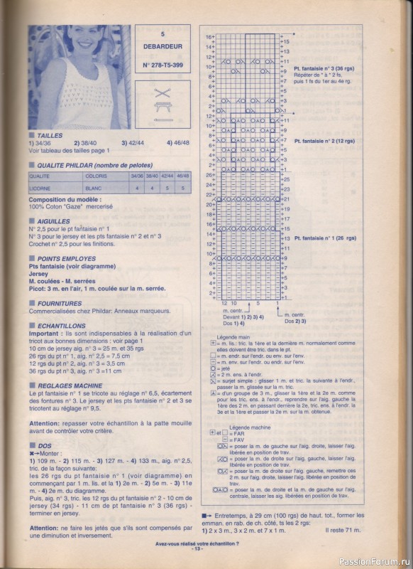 Phildar Cr&eacute;ations No. 278, 1996