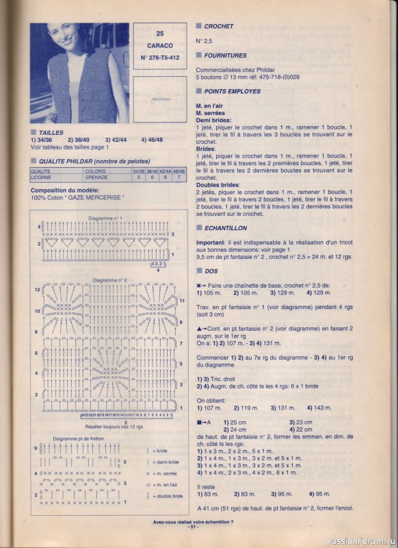 Phildar Cr&eacute;ations No. 278, 1996
