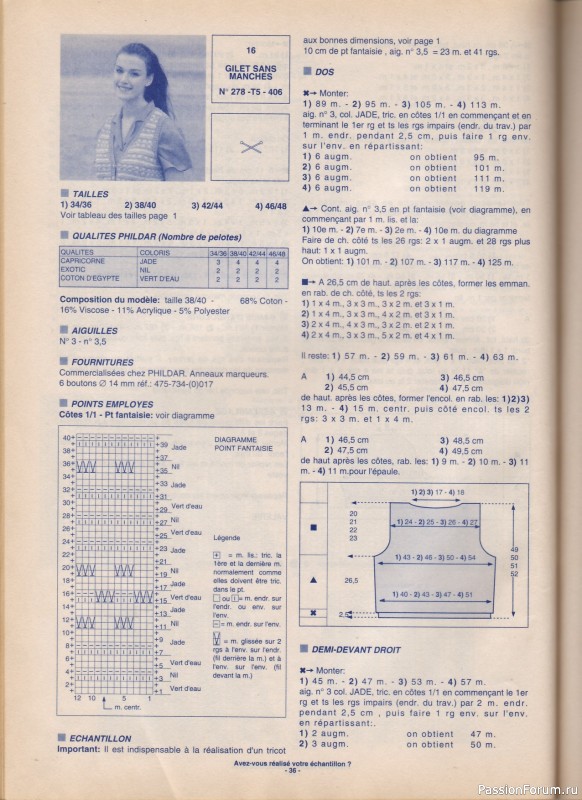 Phildar Cr&eacute;ations No. 278, 1996