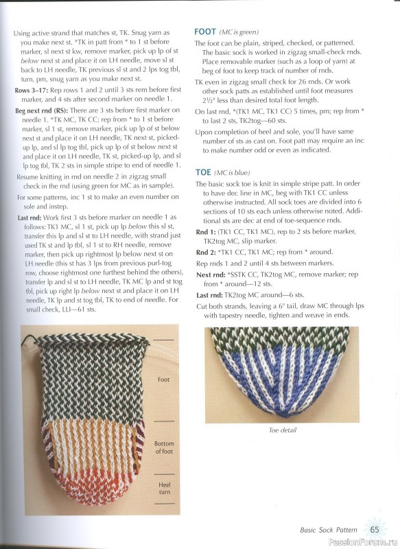 Knitting Scandinavian Slippers and Socks, 2012
