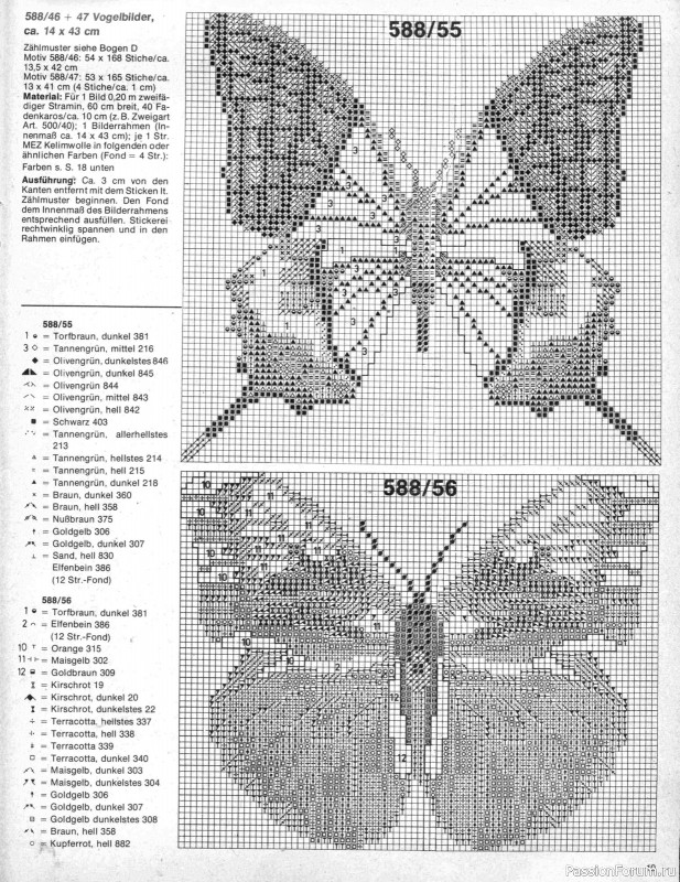 Журнал "Burda special" E588 1981 Gobelinstickerei. Часть II