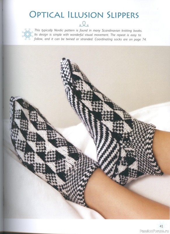 Knitting Scandinavian Slippers and Socks, 2012