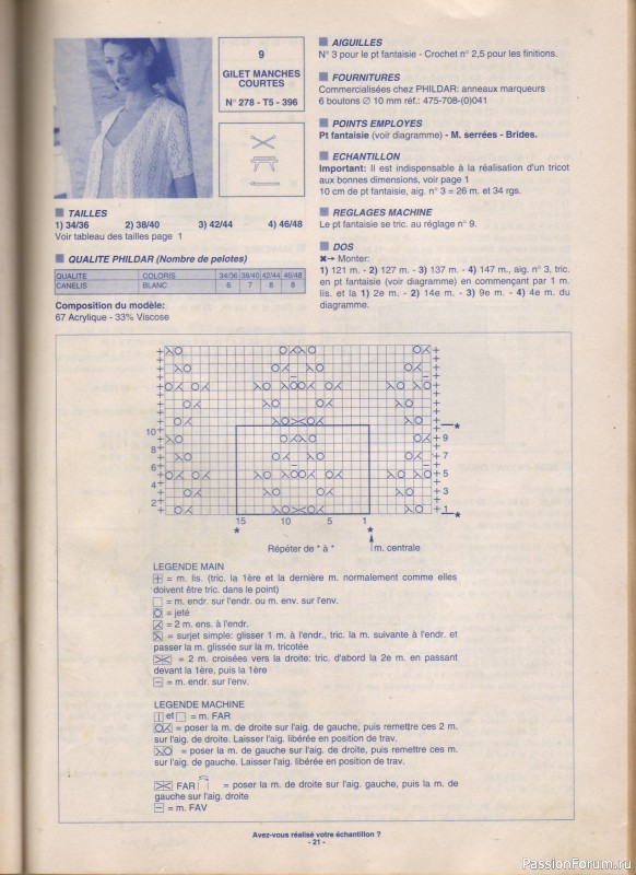 Phildar Cr&eacute;ations No. 278, 1996