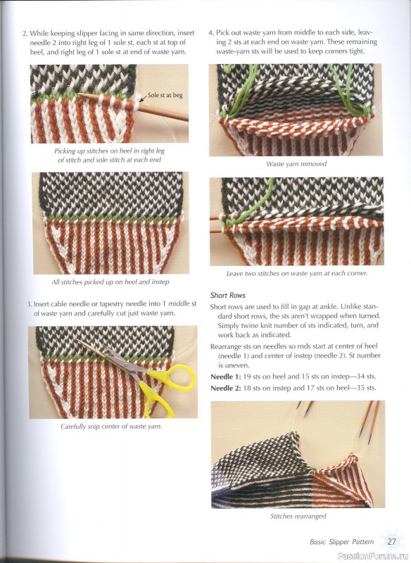 Knitting Scandinavian Slippers and Socks, 2012