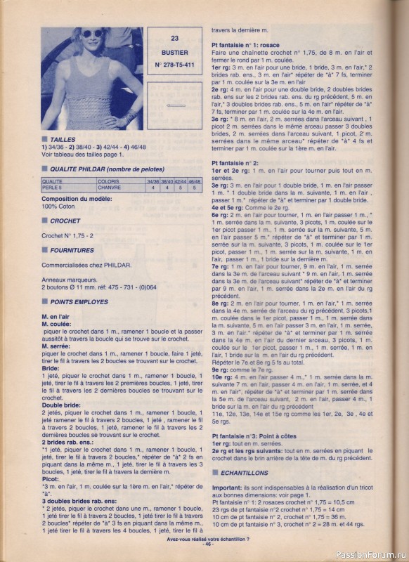 Phildar Cr&eacute;ations No. 278, 1996