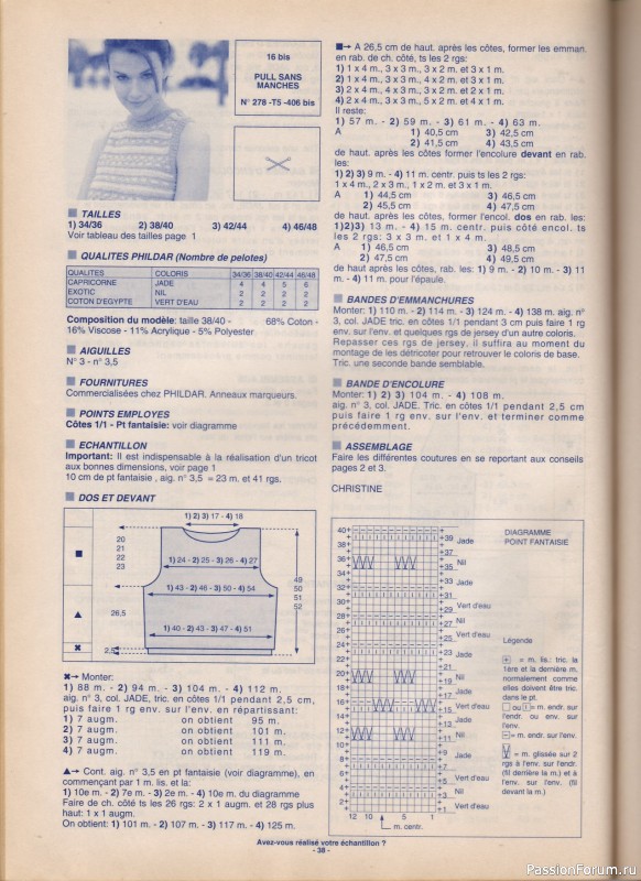 Phildar Cr&eacute;ations No. 278, 1996