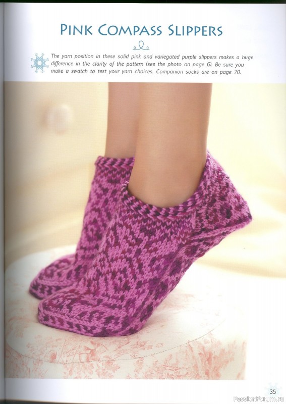 Knitting Scandinavian Slippers and Socks, 2012
