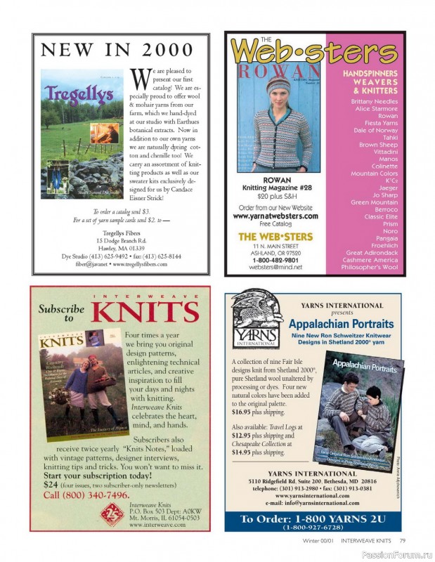 Журнал "KNITS" IK 2000 Winter