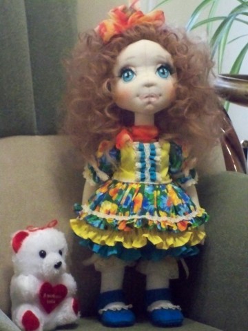 Текстильная кукла АЛИСА.