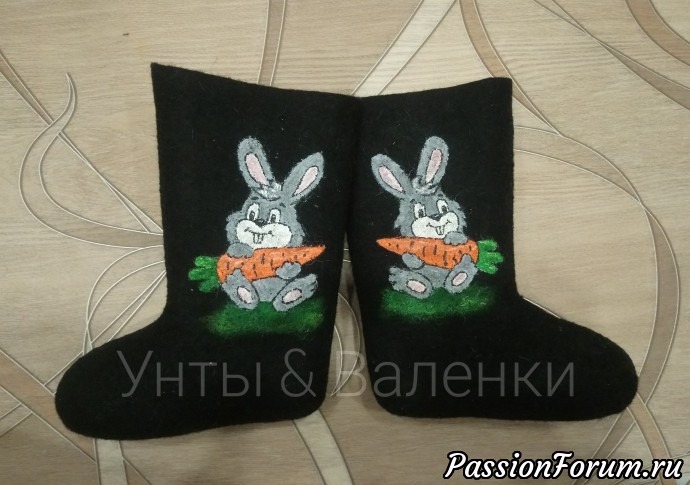 Мои расписные валенки