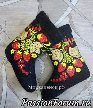 Мои расписные валенки