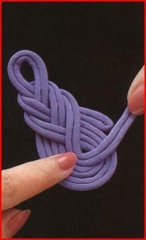 застежка для одежды из шнура