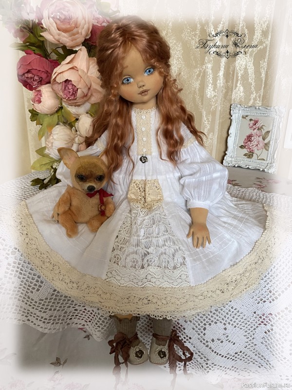 Аксинья коллекционная текстильная кукла.