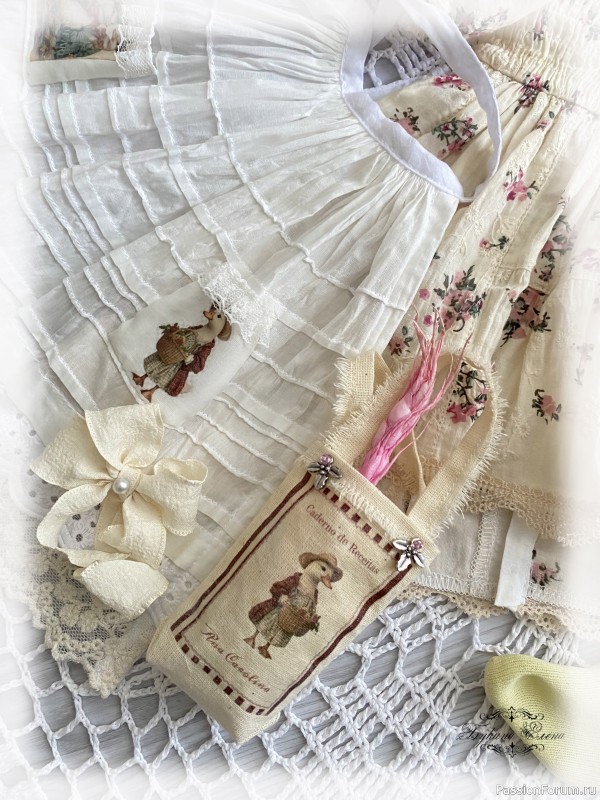 Агашенька коллекционная текстильная кукла.