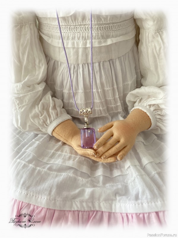 Асенька, коллекционная текстильная кукла.