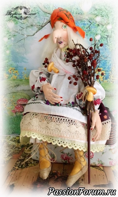 Текстильная авторская кукла.