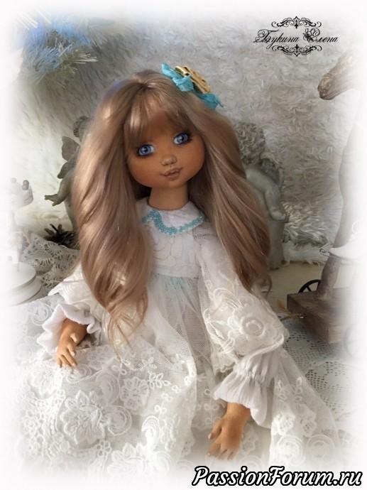 Аришенька, коллекционная текстильная кукла.