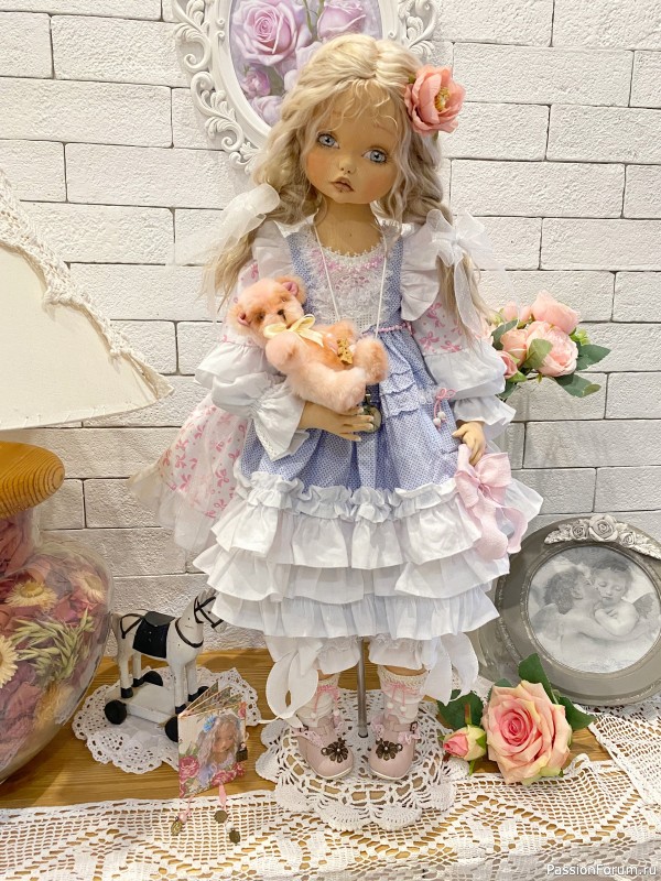 Сонечка коллекционная текстильная кукла.