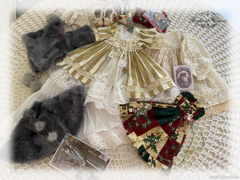 Настенька, коллекционная текстильная кукла.