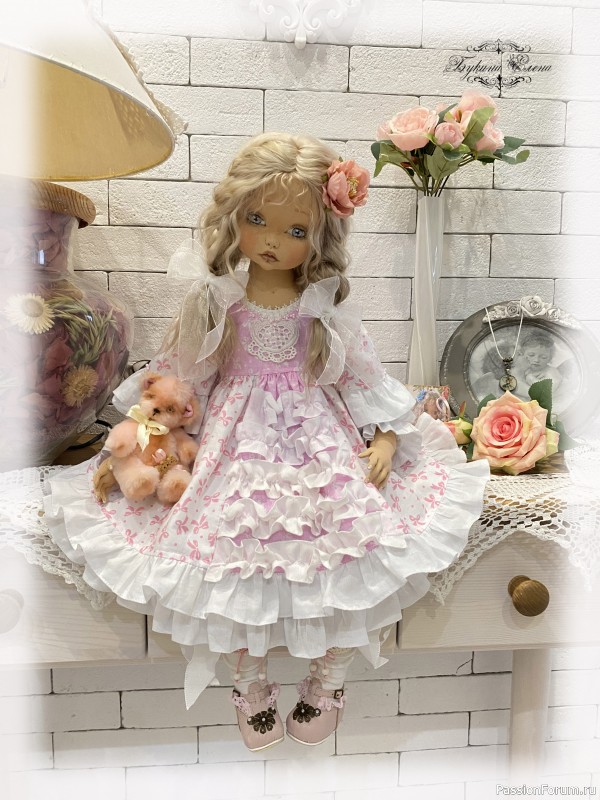 Сонечка коллекционная текстильная кукла.