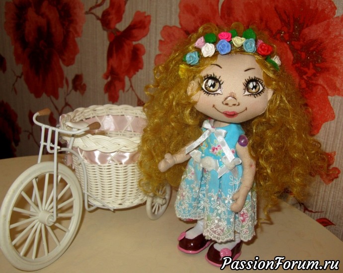 Текстильная кукла "Карамелька"