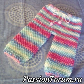 Штанишки детские крючком