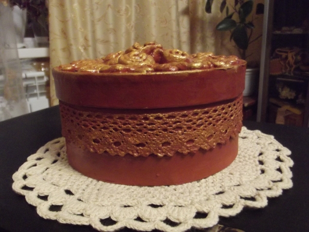 Бумажная коробка стала шкатулкой.