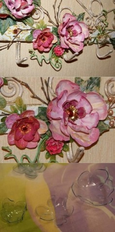 Цветы из пластиковых бутылок.