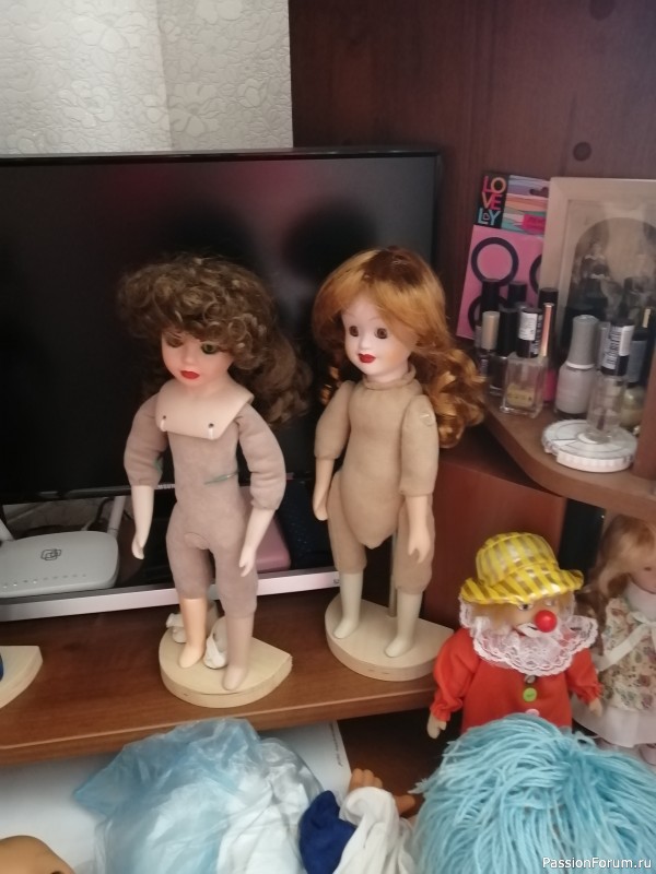 Новые тела для кукол из фарфора