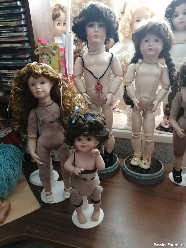 Новые тела для кукол из фарфора