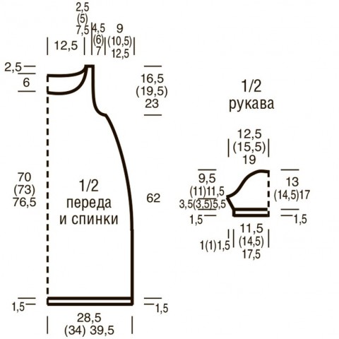 Летнее ажурное платье